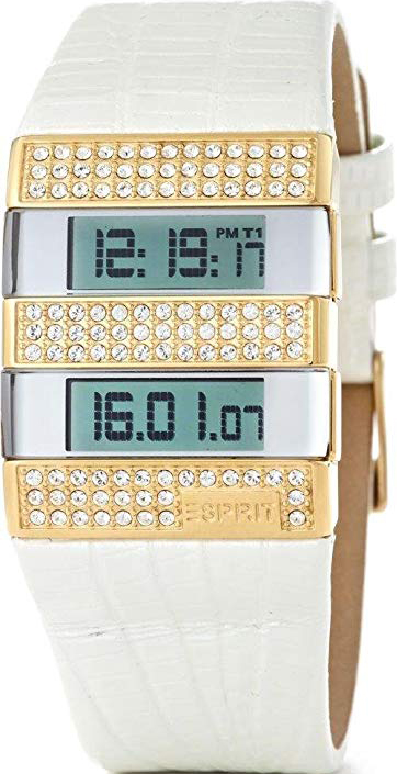 Esprit Watches White Leather Strap ES100692004