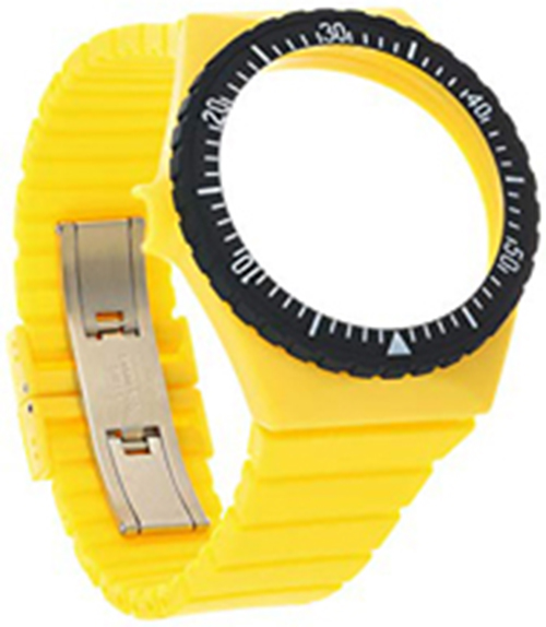 Fortis Yellow Silicone Strap C20