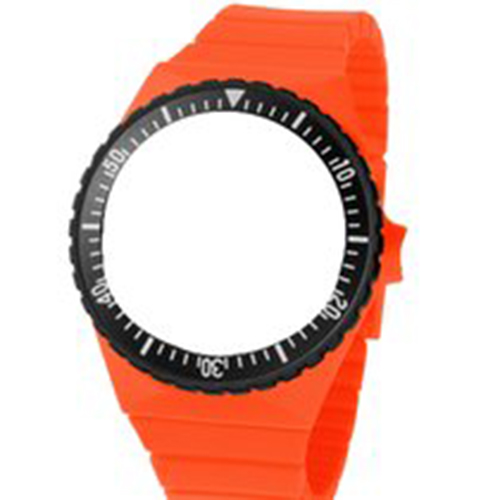 Fortis Orange Silicone Strap C20