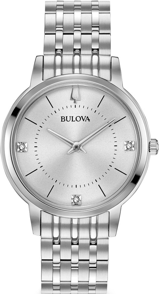 BULOVA Diamonds Stainless Steel Bracelet 96P183