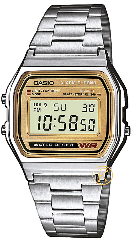 CASIO Collection Stainless Steel A-158WEA-9EF