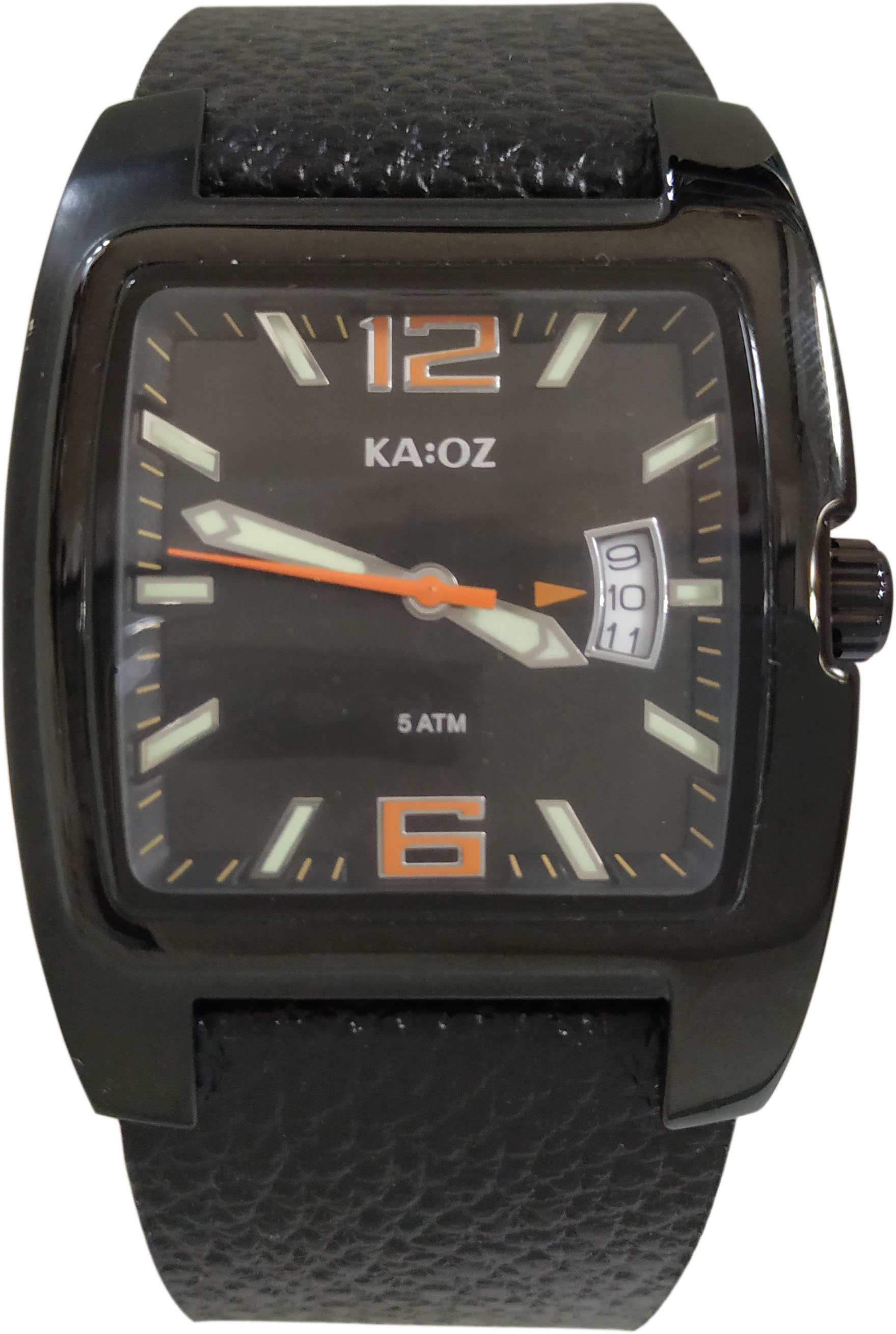 KA:OZ Black Leather Strap A4662S5I