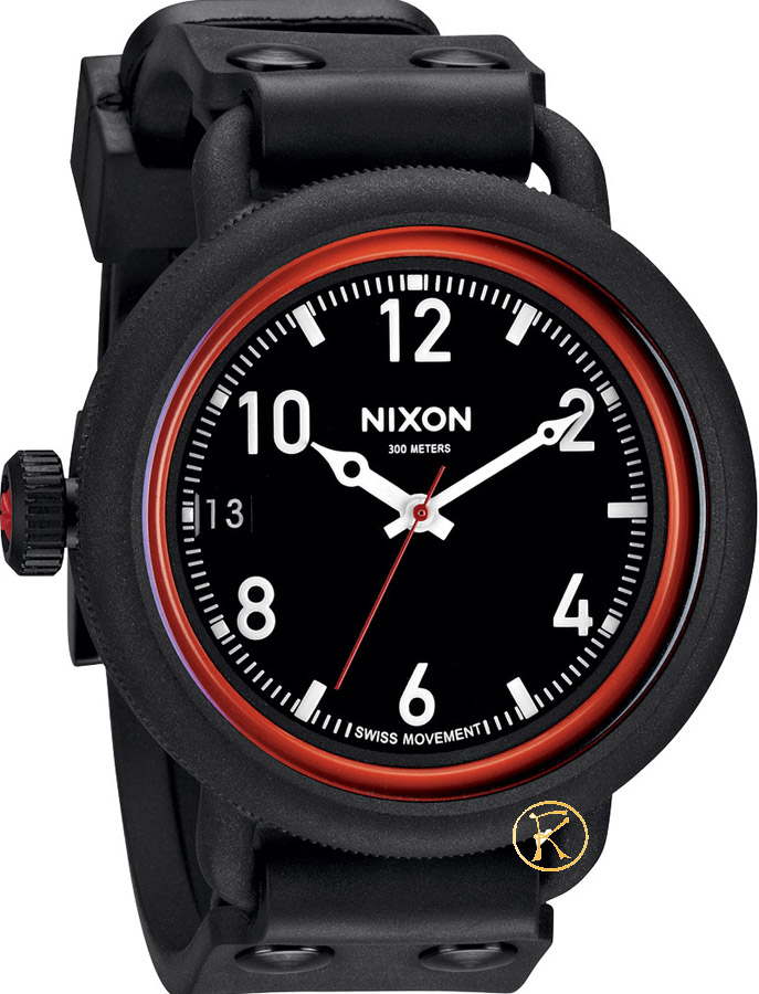 Nixon The October All Black Red A488.760