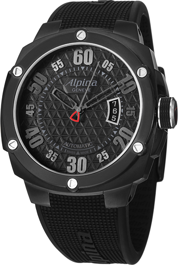 Alpina Adventure Extreme Automatic Black Rubber Strap AL525BB5FBAE6