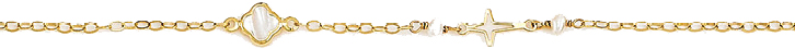 Παιδικό βραχιόλι σε χρυσό Κ14 code GKB1035-23