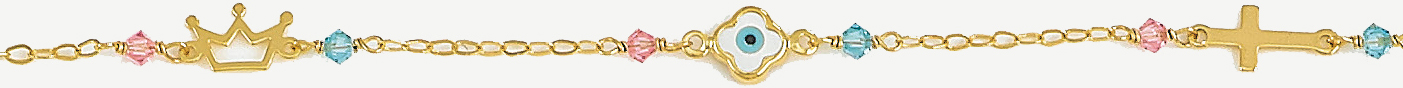 Παιδικό χρυσό βραχιόλι 14Κ code GK5835-26