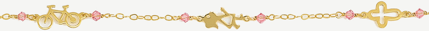Παιδικό χρυσό βραχιόλι 14Κ code GK5842-26