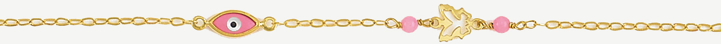 Παιδικό χρυσό βραχιόλι 14Κ code GK5850-26