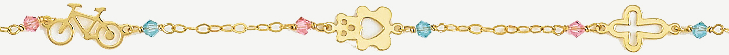 Παιδικό χρυσό βραχιόλι 14Κ code GK5852-26