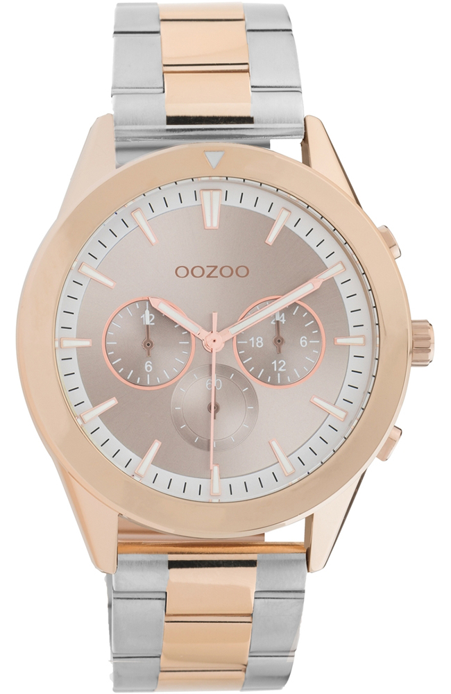 Oozoo Timepieces Two Tone Stainless Steel Bracelet C10845