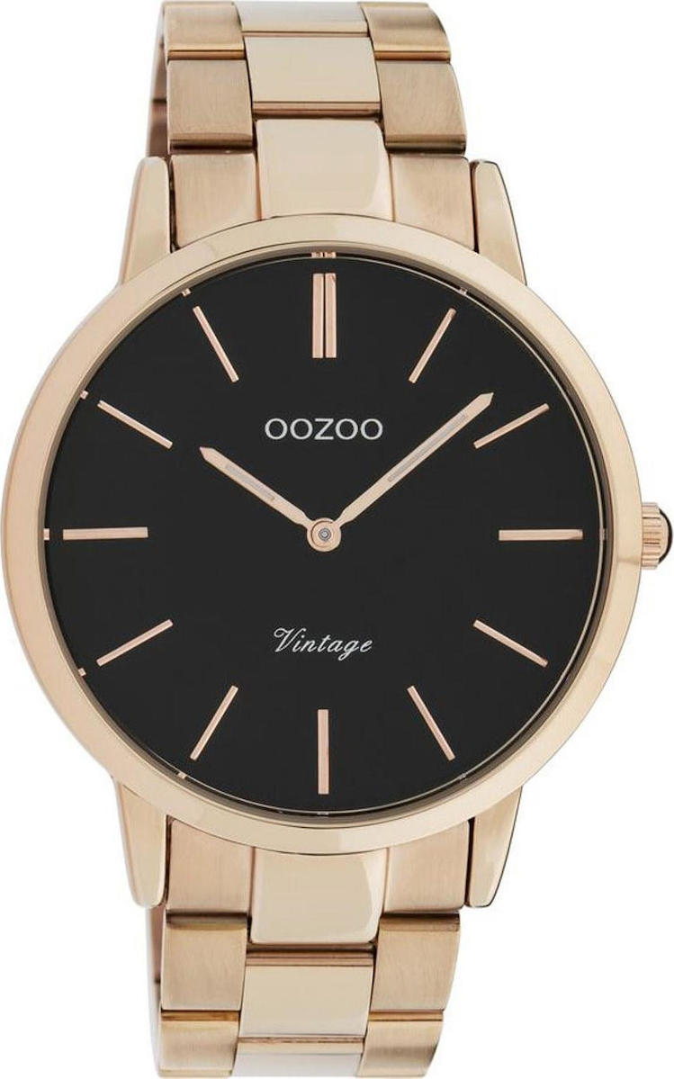 Oozoo Vintage Black/Rose Gold C20024