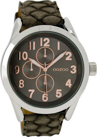 OOZOO Timepieces Brown Leather Strap C6532