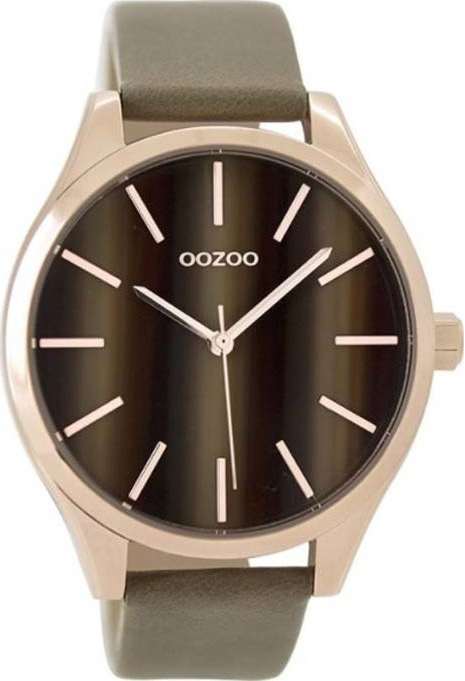 OOZOO Timepieces Brown Leather Strap C9501