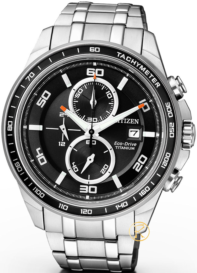 citizen eco drive titanium chronograph