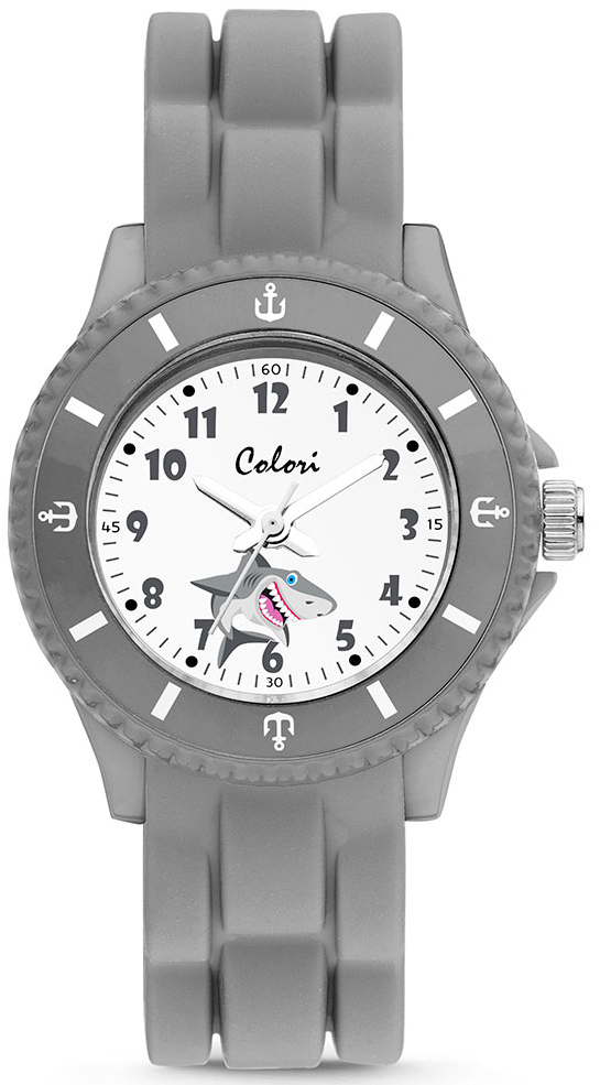 Colori Kids Rubber Strap Grey CLK118