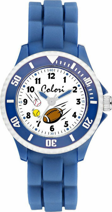 Colori Kids Collection Blue Silicone Strap CLK120