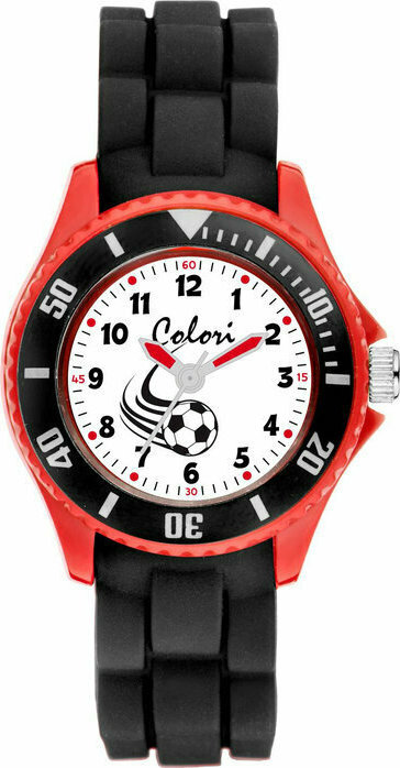 Colori Kids Collection Black Silicone Strap CLK123