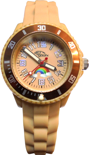 Gooix Beige Rubber Strap GX06014190