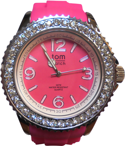 Tom Fuchsia Rubber Strap WA00129