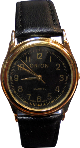 Orion Black Leather Strap A-41834