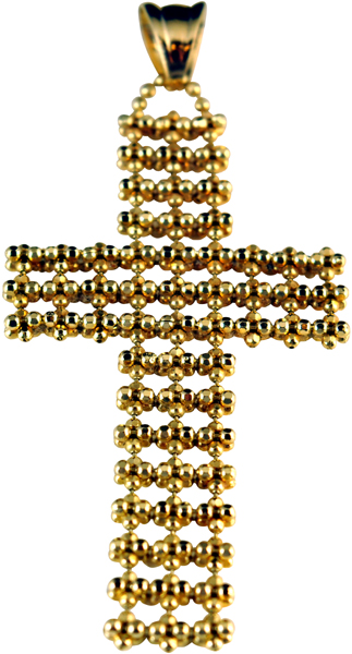 Χρυσός Σταυρός 18Κ code GK008-1505