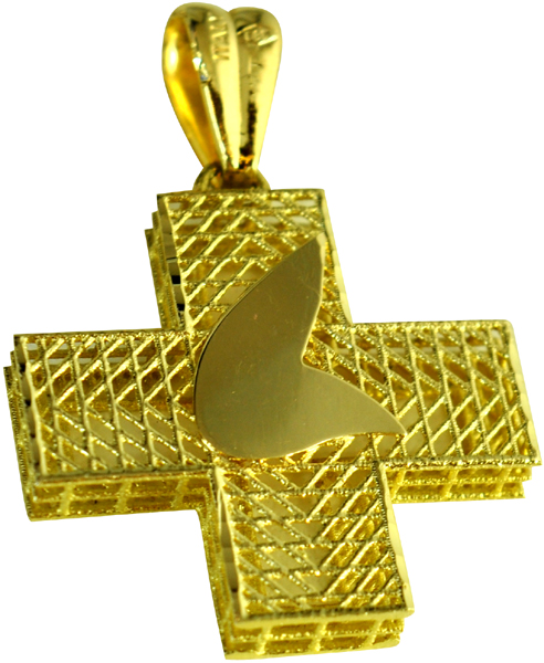 Χρυσός Σταυρός 14Κ code GK0009-10-1005