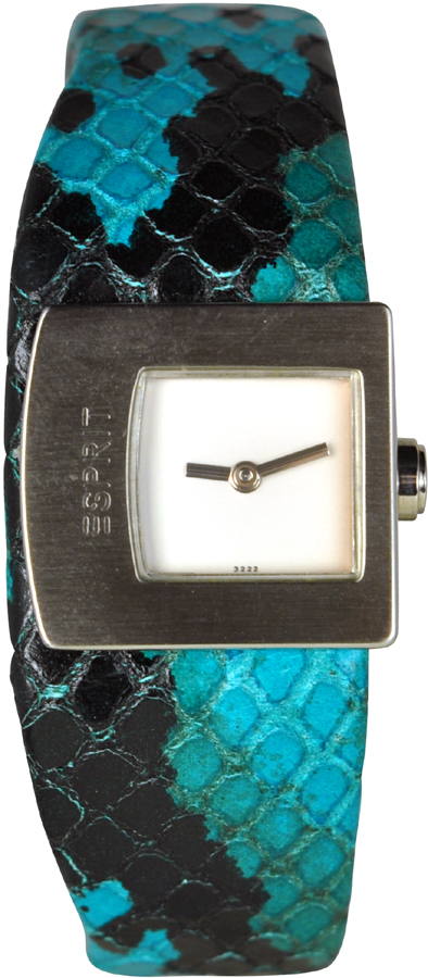 Esprit Black-Turquoise Leather Strap ES2D2C2.3222.462