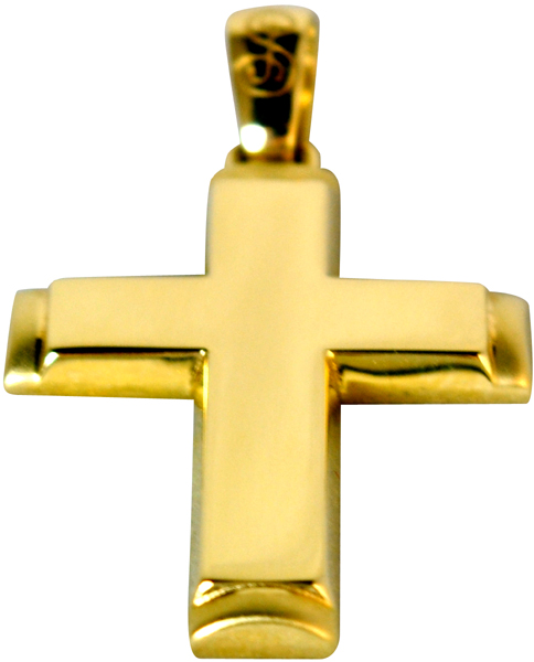 Χρυσός Βαπτιστικός Σταυρός 14Κ code GK0038-1703