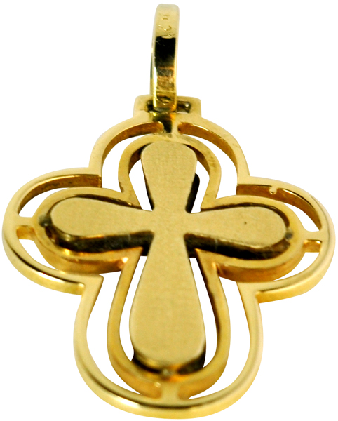 Χρυσός Βαπτιστικός Σταυρός 14Κ code GK0040-1703