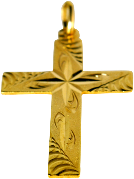 Χρυσός Βαπτιστικός Σταυρός 14Κ code GK0043-1703