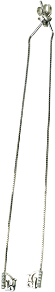 Mακριά σκουλαρίκια από ασήμι code GK0173