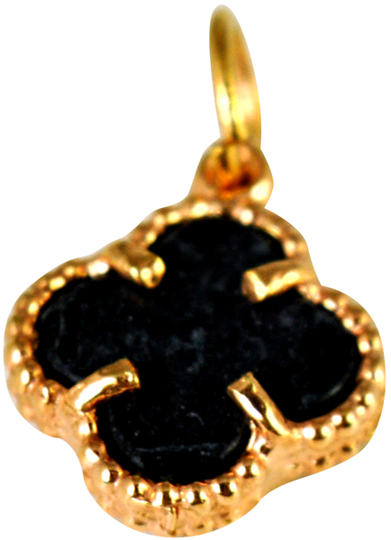 Μοτίφ από Ροζ χρυσό σε σχήμα σταυρού με ημιπολύτιμες πέτρες code GK0187