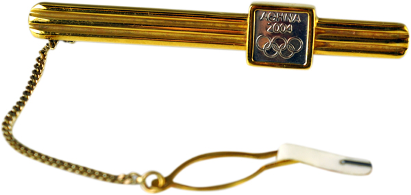 Χρυσό κλιπ γραβάτας 14Κ Αθήνα 2004 - συλλεκτική -code GK0282