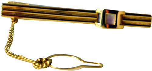 Χρυσό κλιπ γραβάτας 14Κ "γόρδιος δεσμός" code GK0316