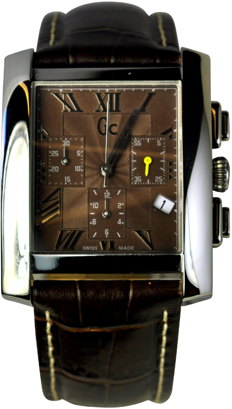 Guess Collection Brown Leather Strap GC40500
