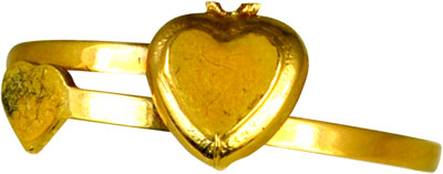 Παιδικό δαχτυλίδι χρυσό 14Κ σε σχήμα καρδιάς code GK0514