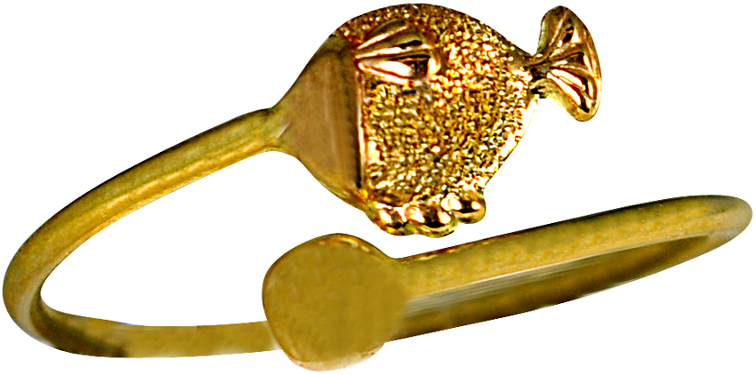 Παιδικό δαχτυλίδι χρυσό 14Κ ψαράκι code GK0541