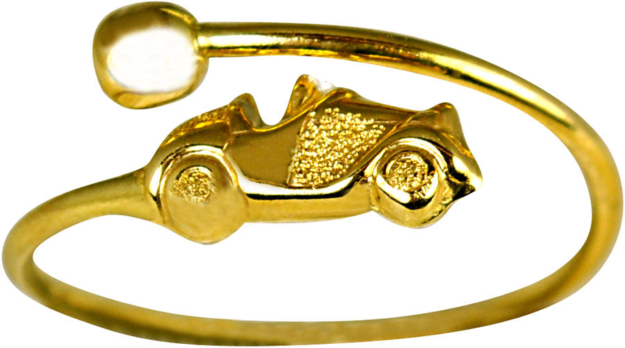 Παιδικό δαχτυλίδι χρυσό 14Κ αυτοκινητάκι code GK0544