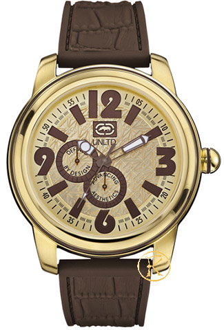 Marc Ecko The Miami Brown Rubber Strap E11512G1