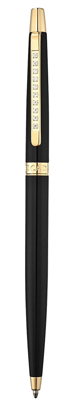 Escada Gold Plated Black Lacquered Slender Ballpoint Pen E90015