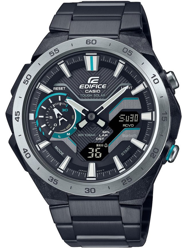 CASIO Edifice Bluetooth Tough Solar Stainless Steel Bracelet ECB-2200DD-1AEF