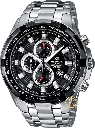 Casio EDIFICE Neobrite Black Dial Stainless Steel Bracelet EF-539D-1AVEF