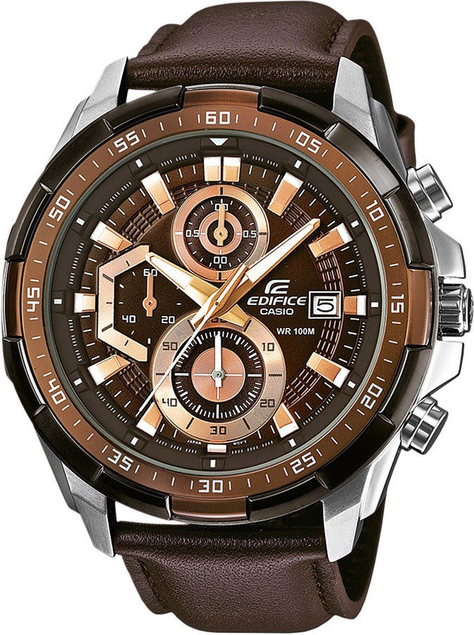 casio edifice 539 leather strap