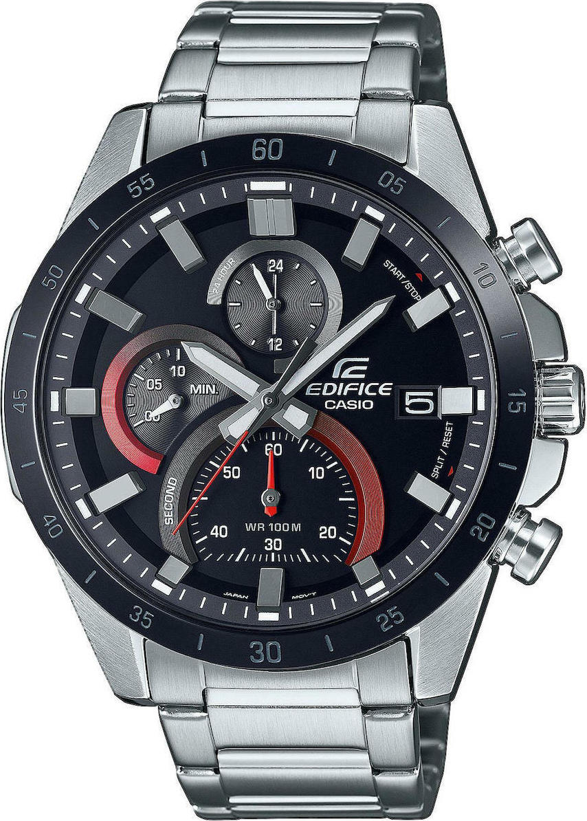 Casio Edifice Black/Silver EFR-571DB-1A1VUEF