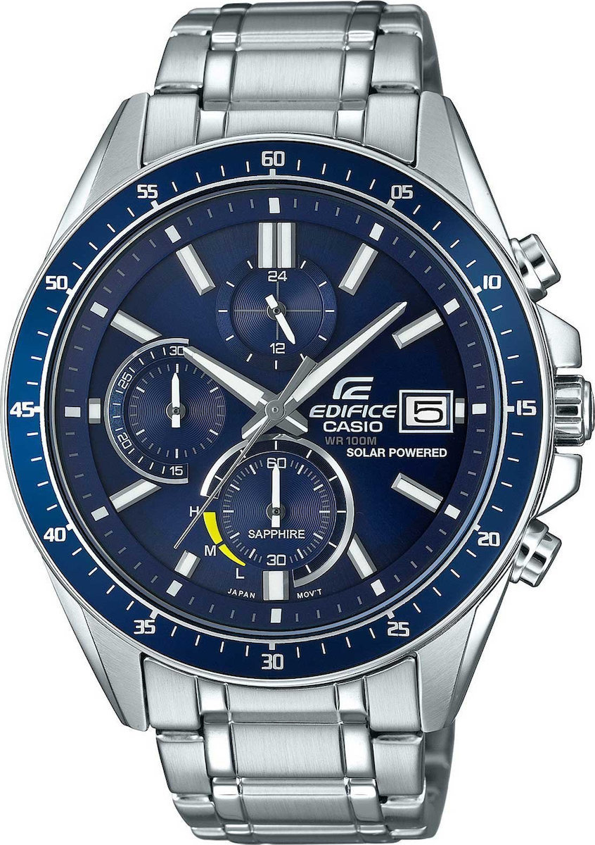 CASIO Edifice Solar Stainless Steel Chronograph EFS-S510D-2AVUEF