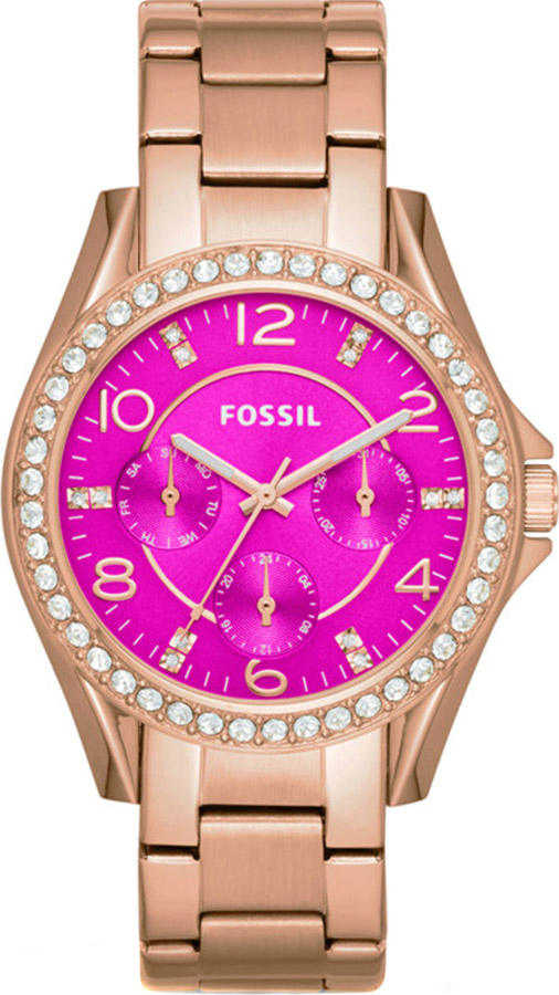 Fossil Riley Multi-Function Rose Gold-tone Ladies Watch ES3531