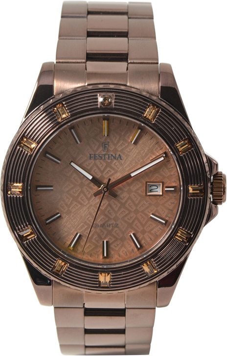 Festina Brown Stainless Steel Bracelet F16803/1