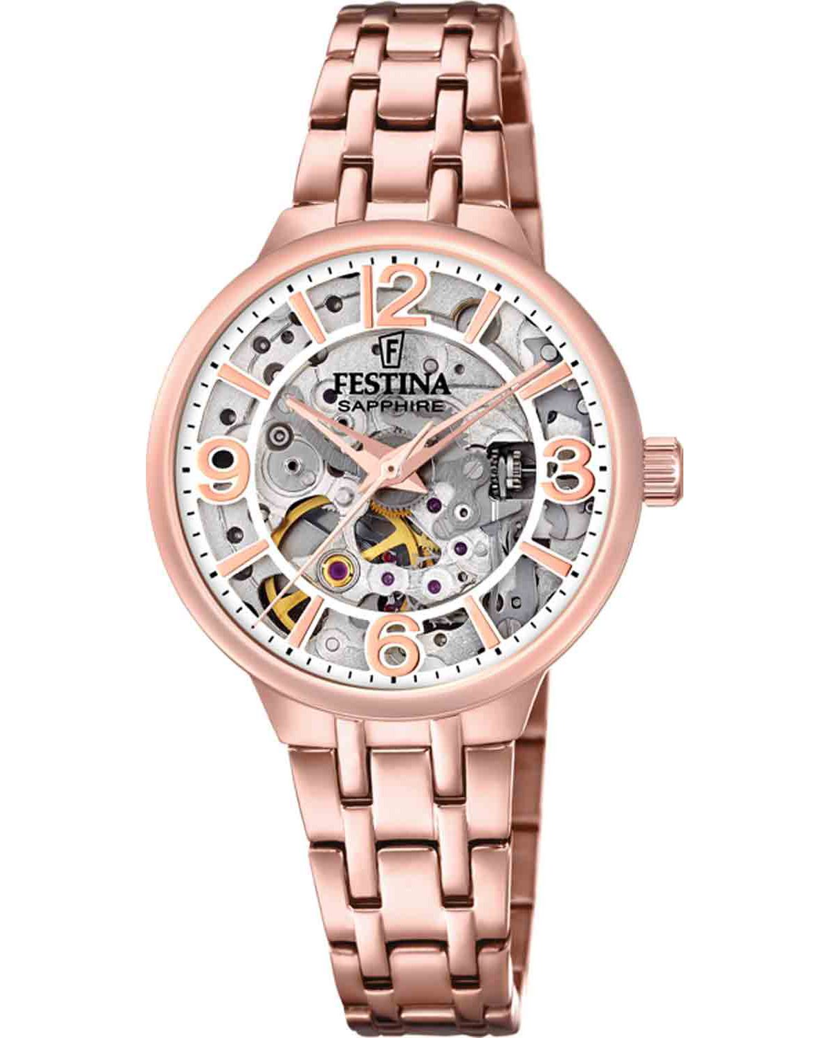 Festina Automatic Rose Gold Stainless Steel F20616/1