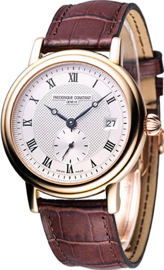 Frederique Constant Brown Leather Strap FC-345MC3P9