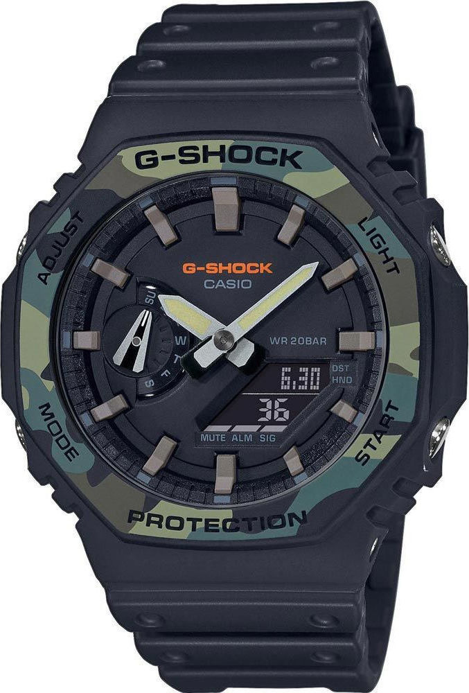 Casio G-Shock Anadigi Black GA-2100SU-1AER
